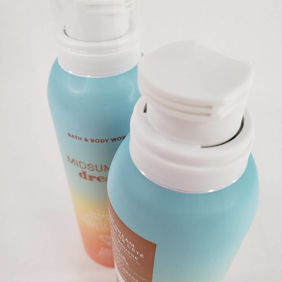 2 Midsummer Dream Cleansing Body Mousse Bath & Body Works Aloe Vitamin E - Picture 6 of 6